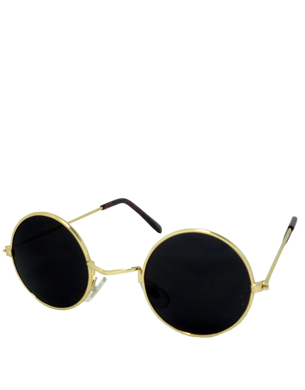 Ozzy Style Sunglasses, Gold Frame / Smoke Mirror Lens