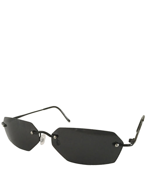 Agent Smith Style Sunglasses, Rimless / Smoke Lens
