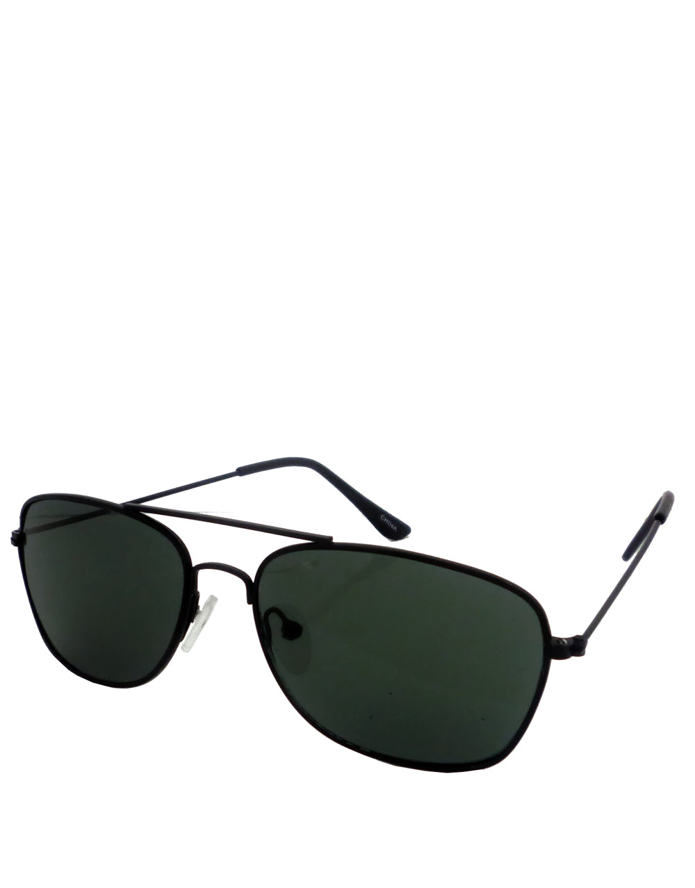 Soprano Style Miltary Sunglasses, Black Frame / Smoke Lens