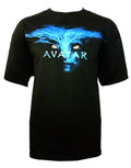 Avatar Jake tree glow graphic on a black adult t-shirt.