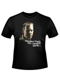24 Jack Bauer count graphic on a black adult t-shirt.
