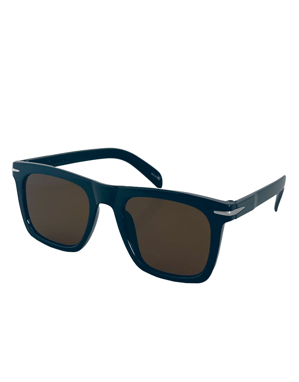 Succession Sunglasses Style, Black Frame / Brown Lens
