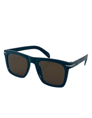 Succession Sunglasses Style, Black Frame / Brown Lens