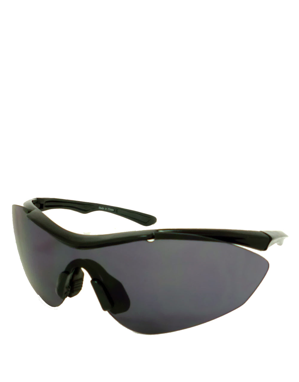 SWAT Style Sunglasses, Black Frame / Smoke Lens