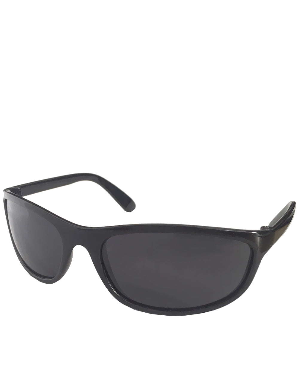 A.Ventura Carrey Style Sunglasses, Black Frame / Smoke Lens