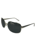Tyler Style Sunglasses, Silver Frame / Smoke Lens