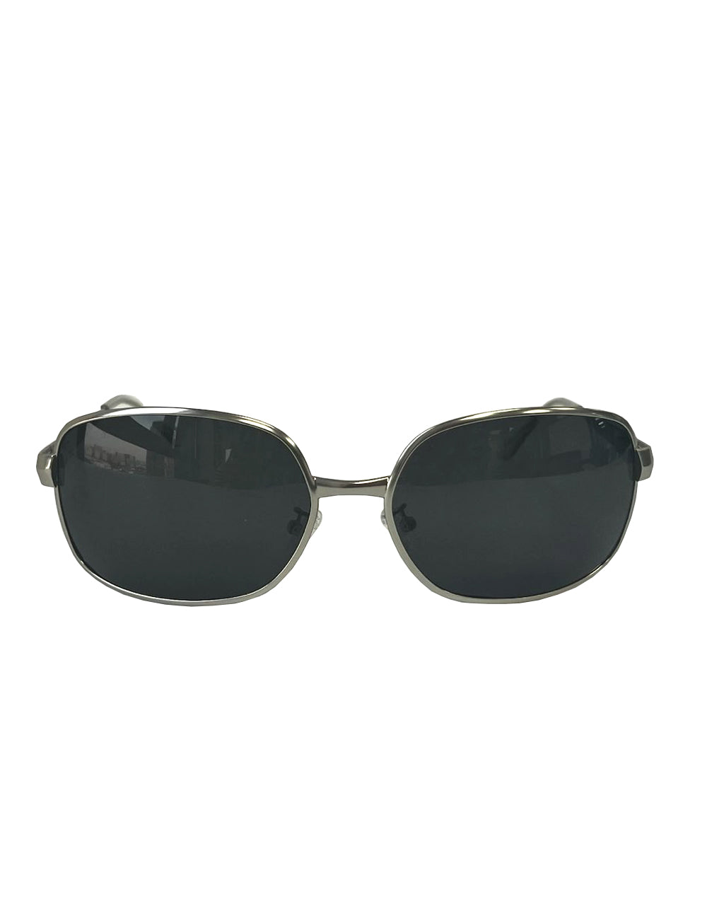 Tyler Style Sunglasses, Silver Frame / Smoke Lens